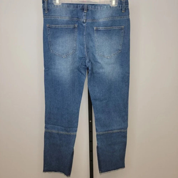 SHEIN Men's  Zip Bottom Jeans - Picture 5 of 6